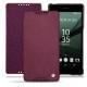 가죽 커버 Sony Xperia Z5 - Prune vintage ( Pantone 512C ) 