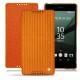 Sony Xperia Z5 leather case - Abaca arancio