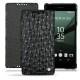 가죽 커버 Sony Xperia Z5 - Autruche nero