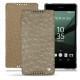 Housse cuir Sony Xperia Z5 - Autruche desert