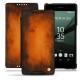 Housse cuir Sony Xperia Z5 - Marron Patine