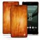 Lederschutzhülle Sony Xperia Z5 - Orange Patine