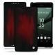 Housse cuir Sony Xperia Z5 - Rouge Patine