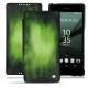 가죽 커버 Sony Xperia Z5 - Vert Patine