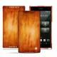 Housse cuir Sony Xperia Z5 Compact - Orange Patine