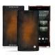 Housse cuir Sony Xperia Z5 Compact - Fauve Patine