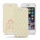Lederschutzhülle Apple iPhone 6S Plus - Blanc escumo - Couture
