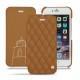 Housse cuir Apple iPhone 6S Plus - Castan esparciate - Couture