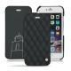 Custodia in pelle Apple iPhone 6S - Blu marino - Couture
