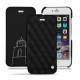 レザーケース Apple iPhone 6S Plus - Negre poudro - Couture