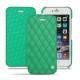 Housse cuir Apple iPhone 6S Plus - Menthe vintage - Couture