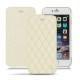 レザーケース Apple iPhone 6S Plus - Blanc - Couture ( Bologna - White ) 
