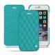 Custodia in pelle Apple iPhone 6S - Bleu fluo - Couture