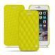 レザーケース Apple iPhone 6S Plus - Jaune fluo - Couture