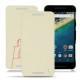Custodia in pelle LG Nexus 5X - Blanc escumo