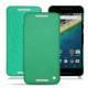 LG Nexus 5X leather case - Menthe vintage ( Pantone 562C ) 
