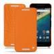 Capa em pele LG Nexus 5X - Orange fluo