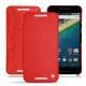 Funda de piel LG Nexus 5X - Tomate ( Pantone 187C ) 