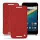 가죽 커버 LG Nexus 5X - Rouge ( Nappa - Pantone 199C ) 