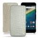 LG Nexus 5X leather case - Crocodile milk