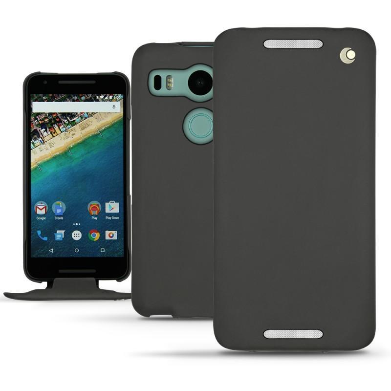 Custodia in pelle LG Nexus 5X - Noir ( Nappa - Black ) 