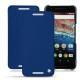 硬质真皮保护套 Huawei Nexus 6P - Bleu océan ( Nappa - Pantone 293C ) 