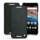 Housse cuir Huawei Nexus 6P - Dark vintage ( Roughtcut - Black#5256 ) 