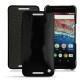Custodia in pelle Huawei Nexus 6P - Onyx ( Bologna Hi Gloss - Black ) 