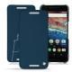 Capa em pele Huawei Nexus 6P - Blu mediterran