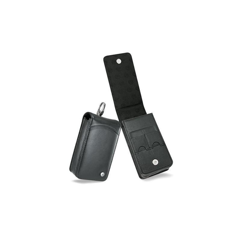 Etui cuir Canon Ixus 750 - 800is  - Noir ( Nappa - Black ) 