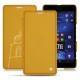 Housse cuir Microsoft Lumia 950 XL - 950 XL Dual Sim - Jaune soulèu