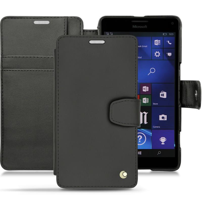 Housse cuir Microsoft Lumia 950 XL - 950 XL Dual Sim - Noir ( Nappa - Black ) 