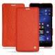 Lederschutzhülle Microsoft Lumia 950 XL - 950 XL Dual Sim - Papaye ( Pantone 180C ) 