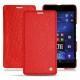 Housse cuir Microsoft Lumia 950 XL - 950 XL Dual Sim - Tomate ( Pantone 187C ) 