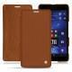 レザーケース Microsoft Lumia 950 XL - 950 XL Dual Sim - Marron ( Nappa - Pantone 1615C ) 
