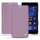 Microsoft Lumia 950 XL - 950 XL Dual Sim leather case - Lilas ( Nappa - Pantone 2645U ) 
