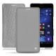 レザーケース Microsoft Lumia 950 XL - 950 XL Dual Sim - Gris ( Nappa - Pantone W428C ) 