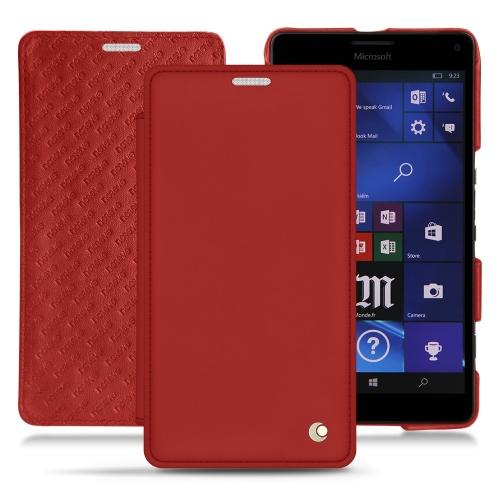 Capa em pele Microsoft Lumia 950 XL - 950 XL Dual SimRouge ( Nappa - Pantone #d50032 ) 