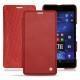 レザーケース Microsoft Lumia 950 XL - 950 XL Dual Sim - Cerise vintage ( Pantone 185C ) 