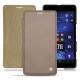レザーケース Microsoft Lumia 950 XL - 950 XL Dual Sim - Taupe vintage ( Pantone 7530C ) 