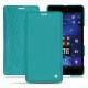 Lederschutzhülle Microsoft Lumia 950 XL - 950 XL Dual Sim - Bleu fluo