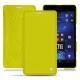 Microsoft Lumia 950 XL - 950 XL Dual Sim leather case - Jaune fluo