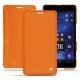 レザーケース Microsoft Lumia 950 XL - 950 XL Dual Sim - Orange fluo