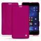 Microsoft Lumia 950 XL - 950 XL Dual Sim leather case - Rose fluo
