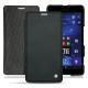 Capa em pele Microsoft Lumia 950 XL - 950 XL Dual Sim - Dark vintage ( Roughtcut - Black#5256 ) 