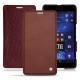 Custodia in pelle Microsoft Lumia 950 XL - 950 XL Dual Sim - Passion vintage ( Glutton - Red ) 