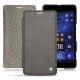 レザーケース Microsoft Lumia 950 XL - 950 XL Dual Sim - Acier vintage ( Pantone 403C ) 