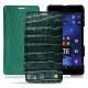 レザーケース Microsoft Lumia 950 XL - 950 XL Dual Sim - Crocodile pino