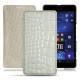 Microsoft Lumia 950 XL - 950 XL Dual Sim leather case - Crocodile milk