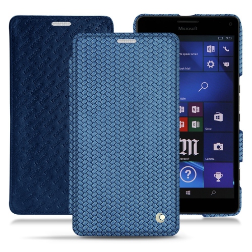 Microsoft Lumia 950 XL - 950 XL Dual Sim leather caseAbaca ishia ( Pantone #395775 ) 